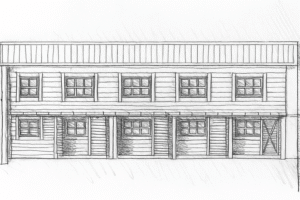 skissad bild av badstubacken