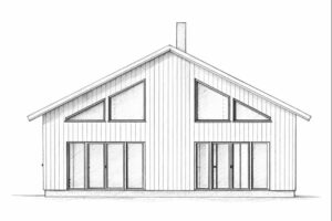 fasadskiss för nybyggnation